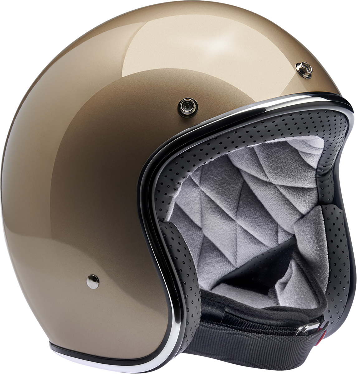 BILTWELL Bonanza Helmet - Metallic Champagne - XS 1001-328-201