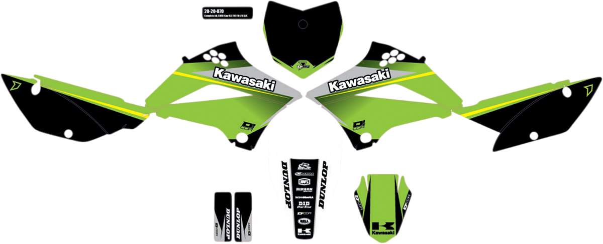 D'COR VISUALS Graphic Kit - Kawasaki 20-20-070