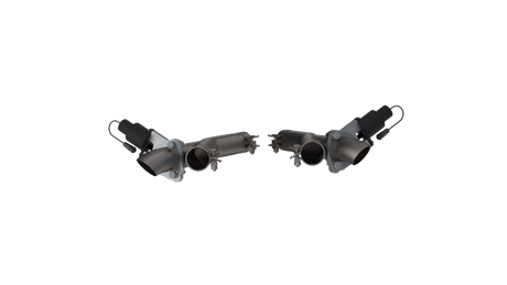 QTP 11-18 Dodge Durango 5.7L 2.5in 304SS Aggressor Cutout Dual Mid Pipes 520511