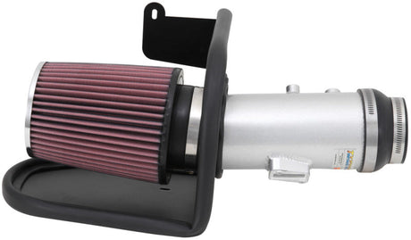 K&N 13-14 Honda Accord 3.5L V6 69 Series Typhoon Air Intake System - Silver Cold Air Intake Kit 69-1212TS