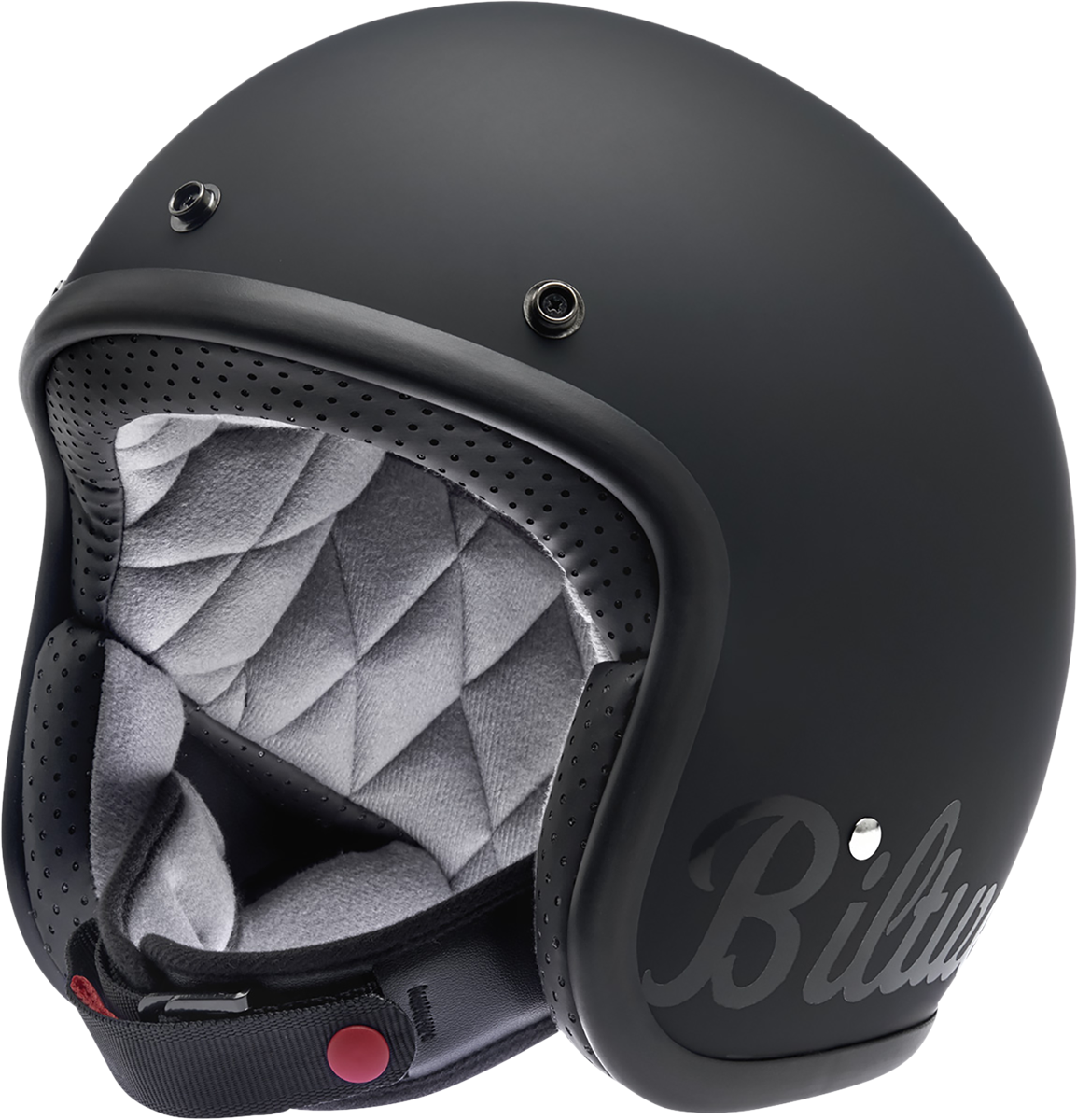 BILTWELL Bonanza Helmet - Flat Black Factory - 2XL 1001-638-206