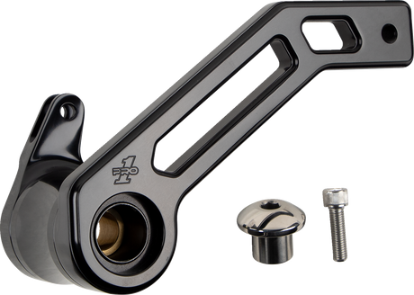 PRO-ONE PERF.MFG. Touring T-Rex Shorty Brake Arm - Black - '08-'13 FL 500772B