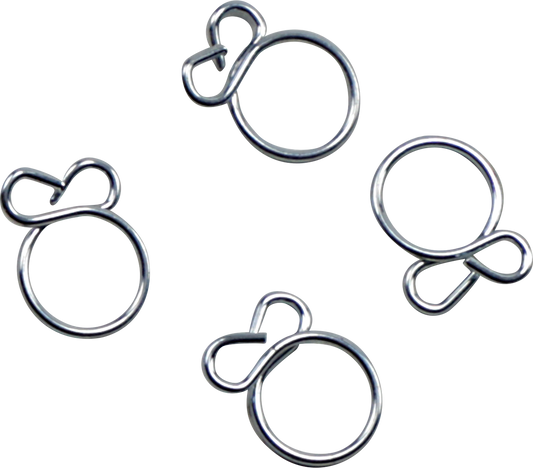 ALL BALLS Refill Kit - Wire Clamp - Silver - 4-Pack FS00058