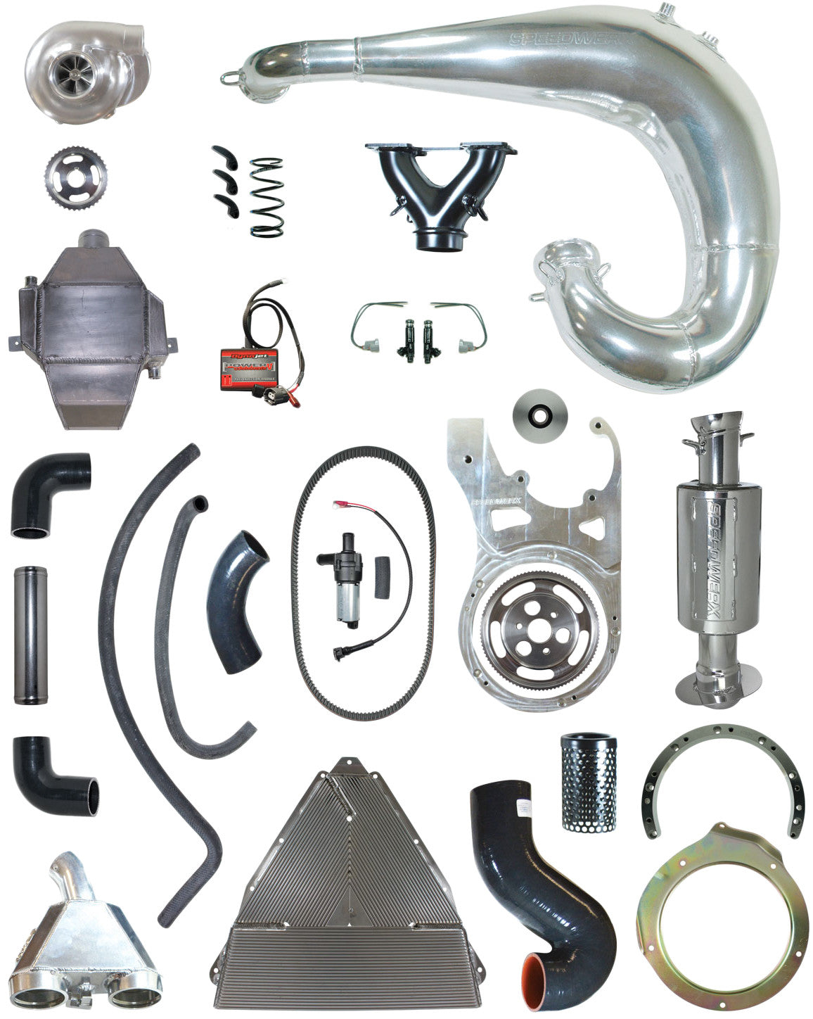 SPEEDWERX Supercharger Kit A/C 800 `12-16 4 500' + ACSC-800-016-45+