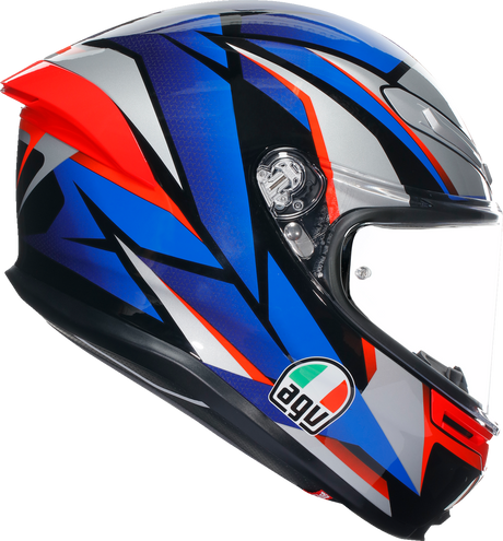 AGV K6 S Helmet - Slashcut - Black/Blue/Red - Medium 2118395002015M