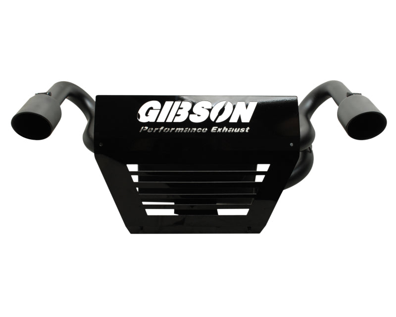 Gibson 2014 Polaris RZR XP 1000 EPS Base 2.25in Dual Exhaust - Black Ceramic 98015