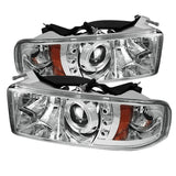 Spyder Dodge Ram 1500 94-01 94-02 Projector Headlights LED Halo LED Chrm PRO-YD-DR94-HL-AM-C 5010094