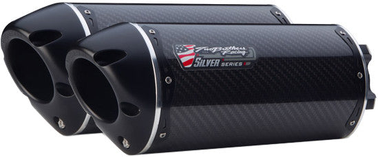 TBR M-2 R1 '07-08 S/O Cf Dual Vale Silver 005-1740405V-S