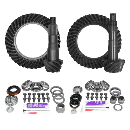 Yukon Ring & Pinion Gear Kit Front & Rear for Toyota 8.75/8IFS Diff (A/T w/E-Locker) 5.29 Ratio YGKT003-529