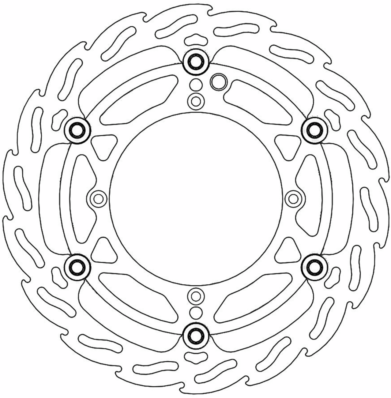 MOTO-MASTER Brake Rotor - Flame 270 112089-PU