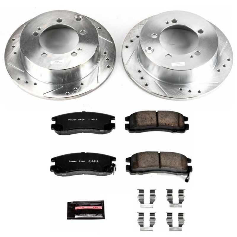 Power Stop 95-05 Chrysler Sebring Rear Z23 Evolution Sport Brake Kit K1203