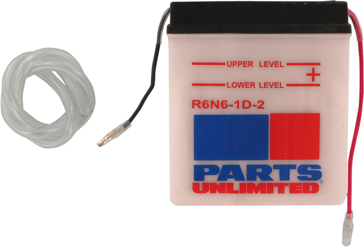 Parts Unlimited Conventional Battery 6n6-1d-2