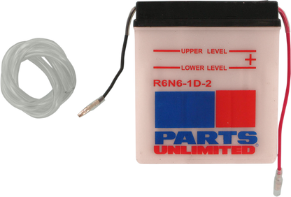 Parts Unlimited Conventional Battery 6n6-1d-2