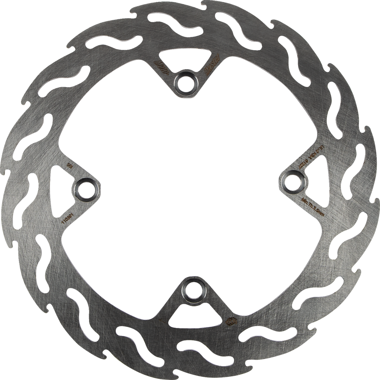 MOTO-MASTER Brake Rotor - Rear - Flame 110391-PU