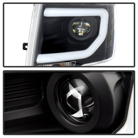 Spyder Ford F150 09-14 Projector Headlights Halogen Model- Light Bar DRL Blk PRO-YD-FF15009-LBDRL-BK 5077592