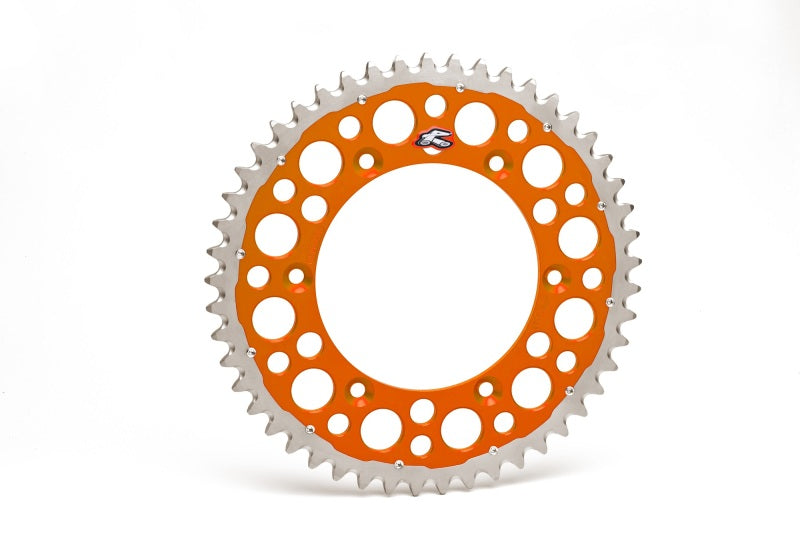 Renthal 2021 KTM 300 EXC CKD BR Rear Twinring - Orange 520-52P Teeth 2240-520-52GPOR