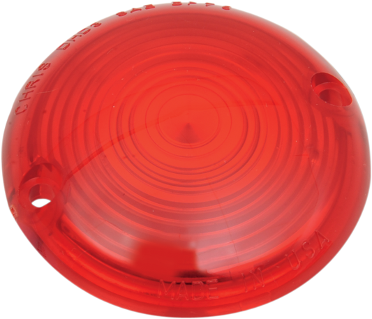 CHRIS PRODUCTS Turn Signal Lens - '63-'85 FL - Red DHD3R