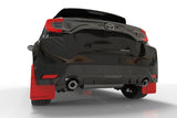 Rally Armor 20-22 Toyota GR Yaris Hatchback Red Mud Flap w/ Black Logo MF74-UR-RD/BLK
