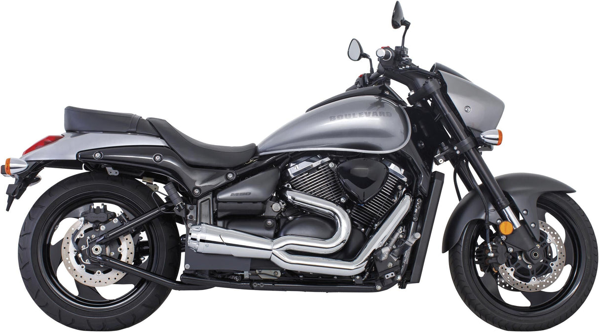 FREEDOM Exhaust Outlaw 2 Into 1 Chrome Suz MS00049