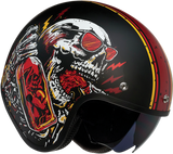 Z1R Saturn Helmet - Devil Made Me - Black/Red - Large 0104-2819