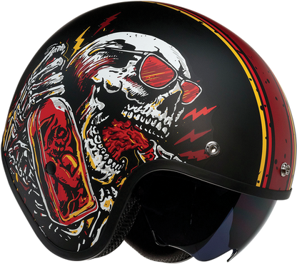 Z1R Saturn Helmet - Devil Made Me - Black/Red - Large 0104-2819