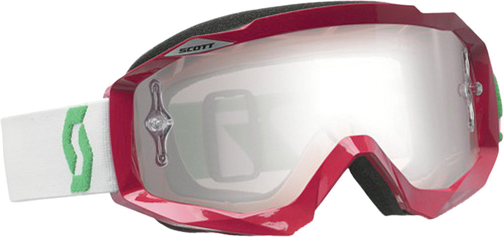 SCOTT Hustle Goggle Rubine Red/White W/Silver Chrome Lens 217782-4054269