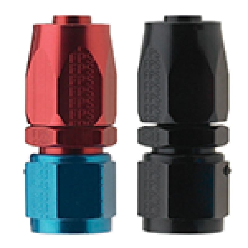 Fragola -8AN Straight Pro-Flow Hose End - Black 220108-BL