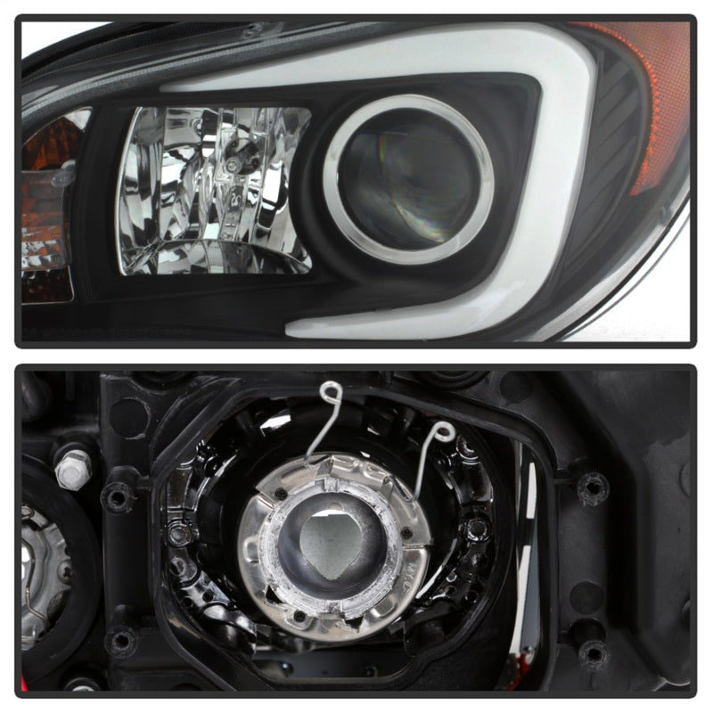 Spyder Subaru WRX 2006-2007 Projector Headlights - Halogen Only - Black PRO-YD-SWRX06-LBDRL-BK 5083920