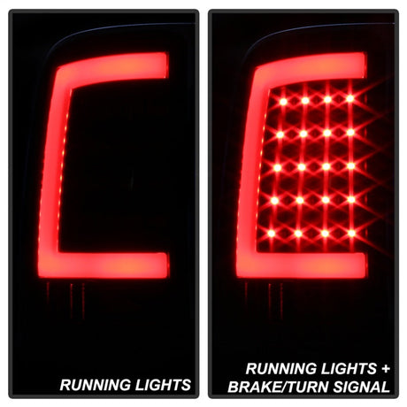 xTune 07-13 GMC Sierra 1500 LED Tail Lights - Black Smoke (ALT-ON-GS07-G2-LED-BSM) 9038518