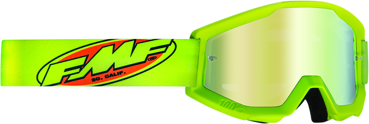 Gafas FMF Youth PowerCore - Núcleo - Amarillo - Espejo dorado F-50055-00003 2601-3024 