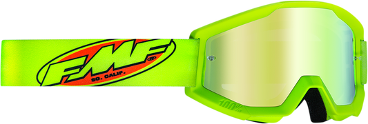 Gafas FMF Youth PowerCore - Núcleo - Amarillo - Espejo dorado F-50055-00003 2601-3024 