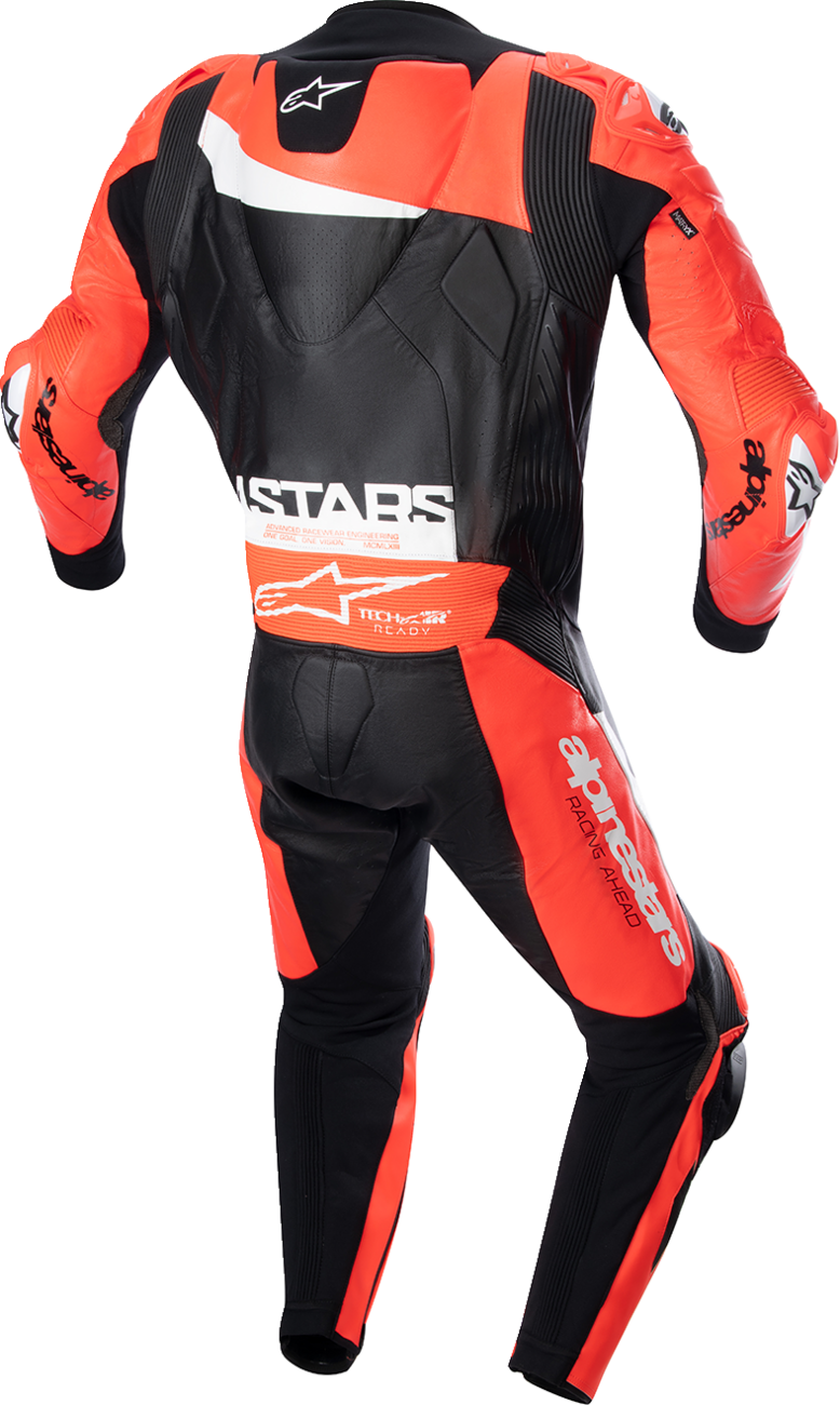 Traje de cuero ALPINESTARS GP Plus v4 - Negro/Rojo Fluo/Blanco - US 46 / EU 56 3150523132156 