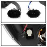 Spyder 08-13 Toyota Sequoia Projector Headlights - Light Bar DRL - Black PRO-YD-TTU07V2-LB-BK 5085344