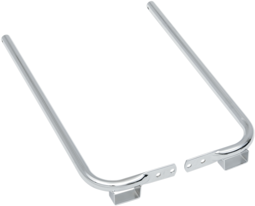 DRAG SPECIALTIES Saddlebag Support Brackets - Chrome - 97-08FLHT S77-0136