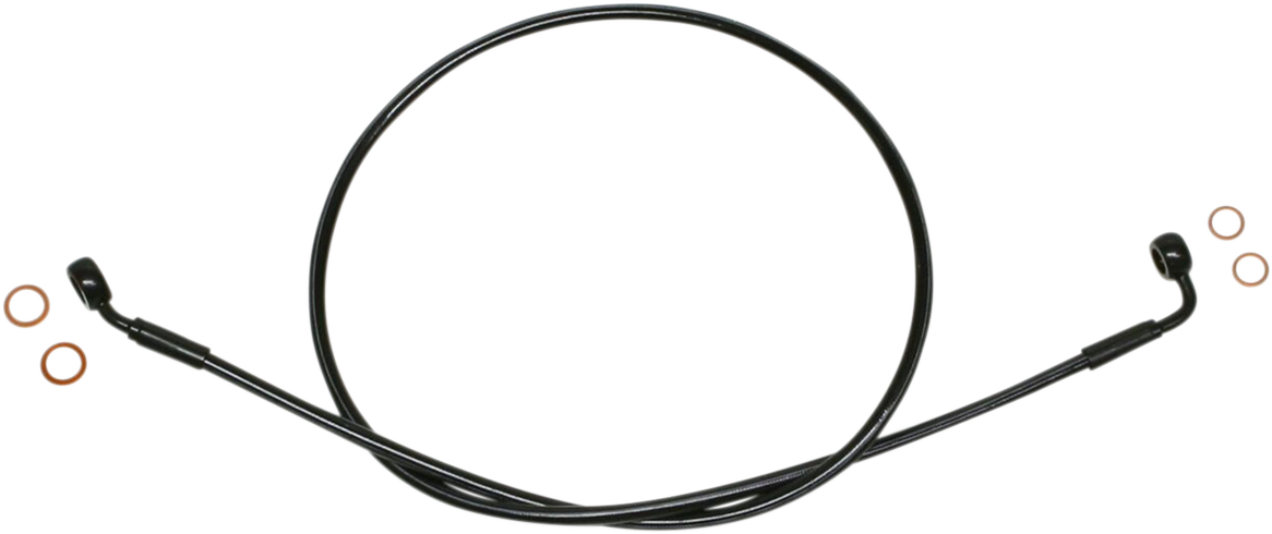 MAGNUM Brake Line - EZ Align - Stainless Steel - Black SBB0601-49