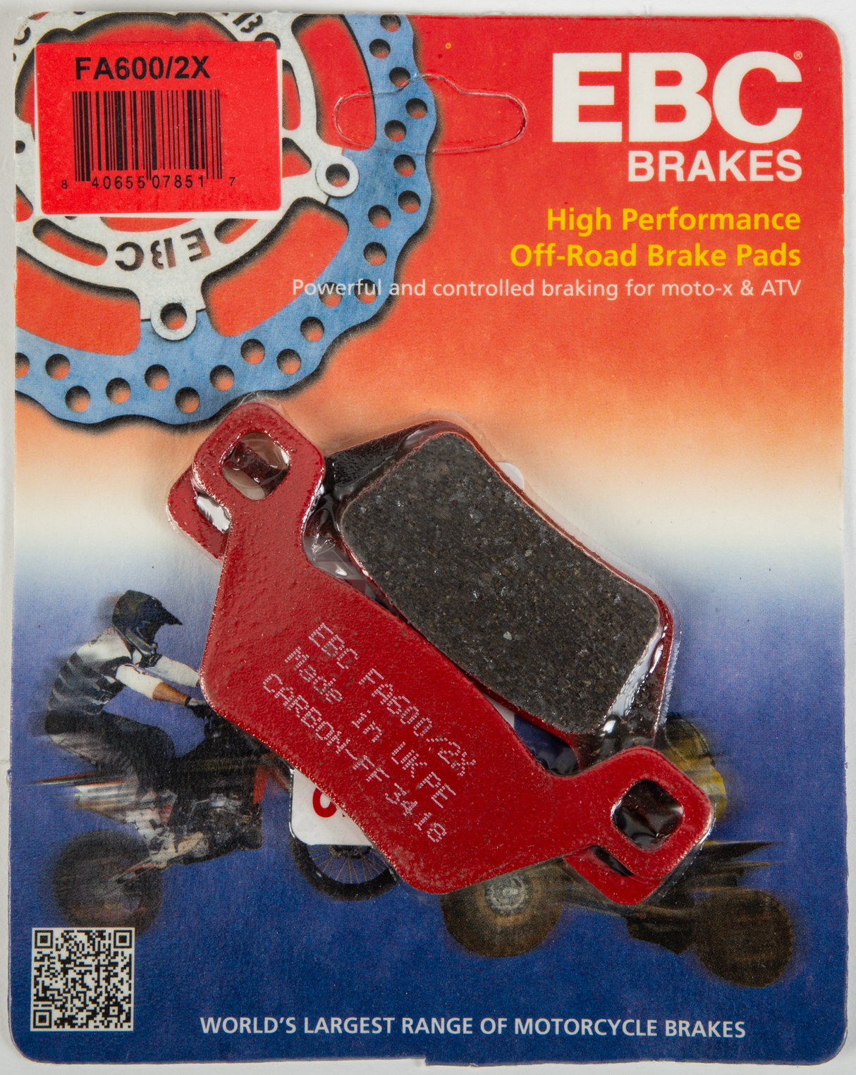 EBC Brake Pads Fa600/2x Carbon X Series FA600/2X