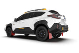 Rally Armor - 2024 Subaru Crosstrek (Wilderness Only) Red UR Mud Flap W/White Logo - No Drilling Req MF116-UR-RD-WH