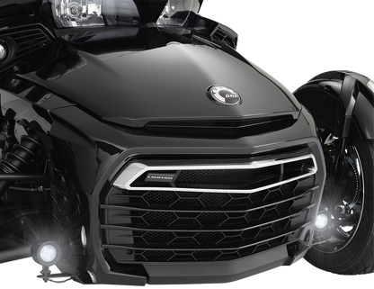 SHOW CHROME Driving Lights - Black Satin - Spyder F3 41-301LBK