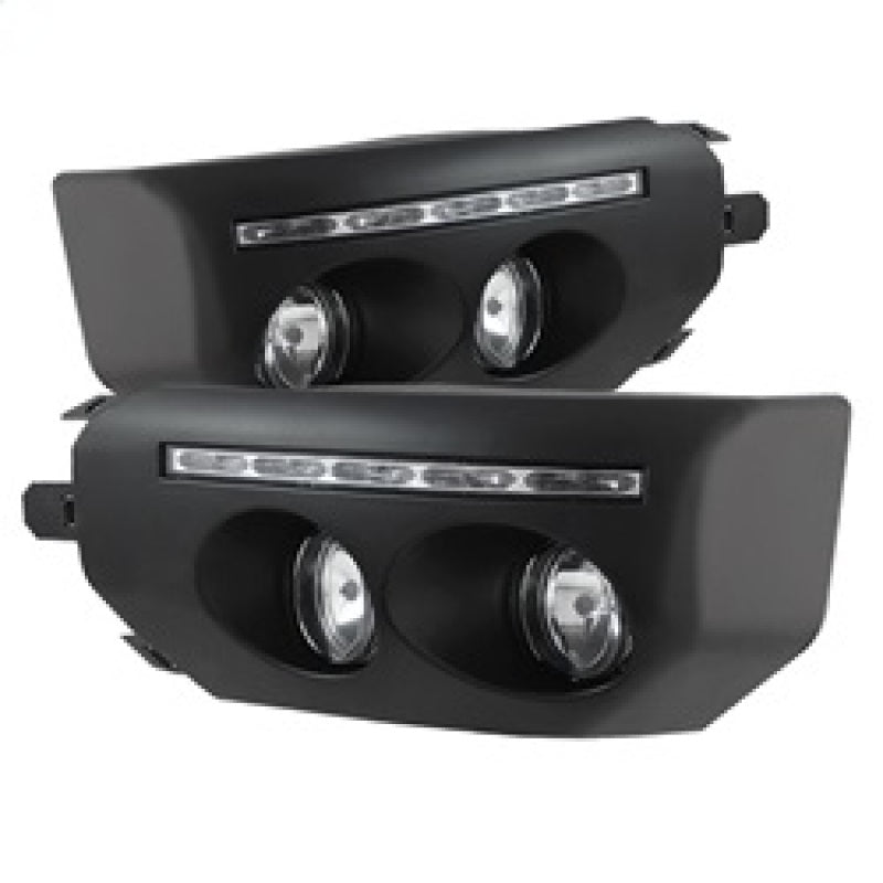 Spyder Toyota FJ Cruiser 07-14 Fog Lights With LED Daytime Running Lights w/swch Blk FL-DRL-TFJ07-BK 5075161