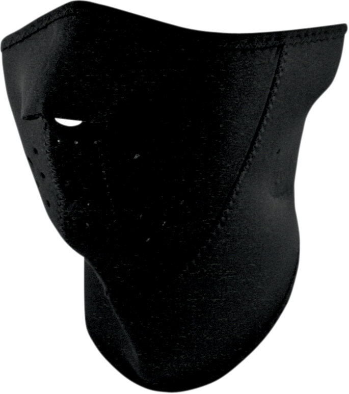 ZAN HEADGEAR 3-Panel Neoprene Half Mask - Black WNFM114H3