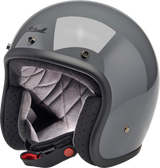 BILTWELL Bonanza Helmet - Gloss Storm Gray - Large 1001-165-204