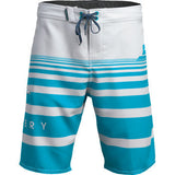 SLIPPERY Glide Board Shorts - Gray/Aqua - US 40 3230-0247