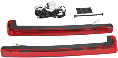 CUSTOM DYNAMICS LED Run/Brake/Turn Tour-Pak® Arms - Red Lens - '06-'13 PB-TP-ARM-TPCR