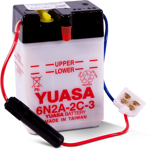 Yuasa 6N2A-2C-3Conventional 6 Volt Battery