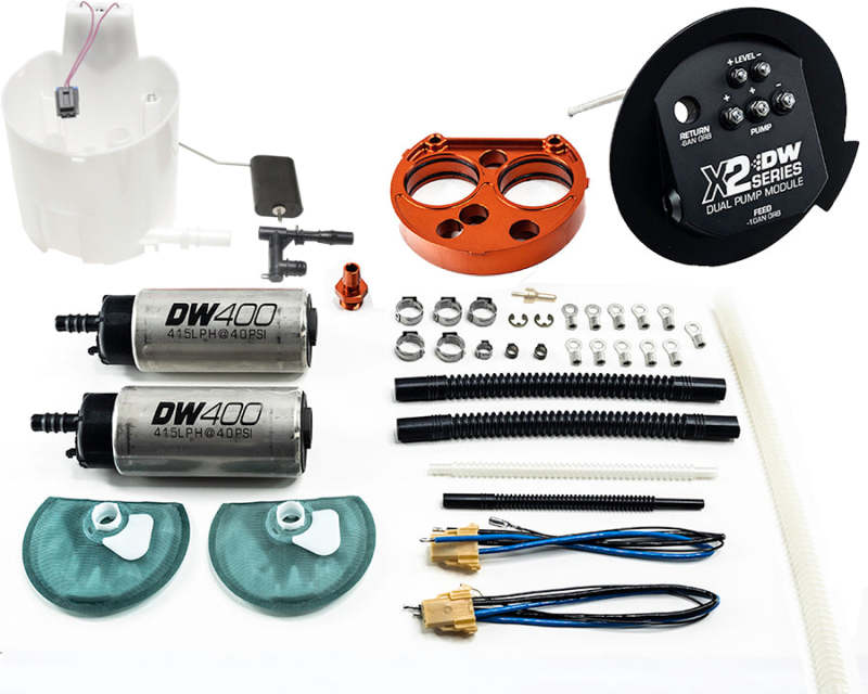 DeatschWerks 11-19 Ford Mustang X2 Series Fuel Pump Module w/Dual DW400 Pumps 9-401-7030