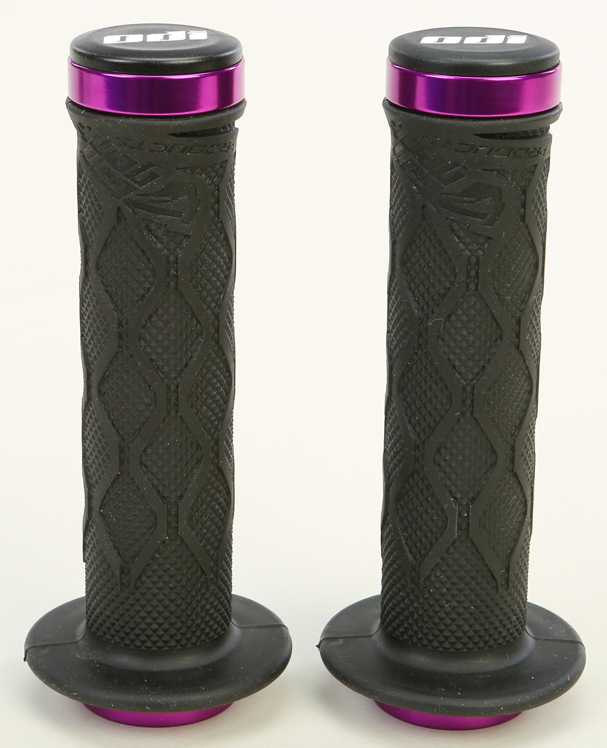 TANGENT Pro Lock-On Grips Black Purple 130mm 16-2109