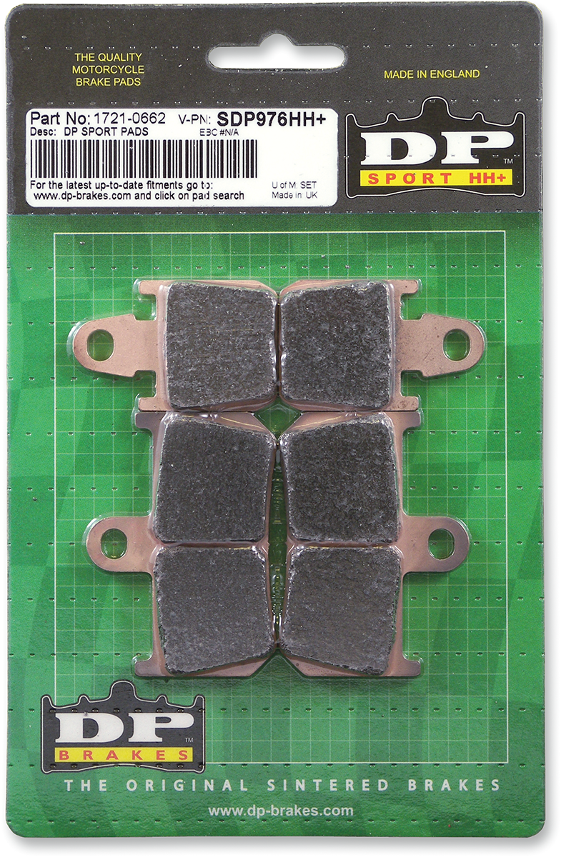 DP BRAKES Sintered Brake Pads - 1700 V-Max SDP976