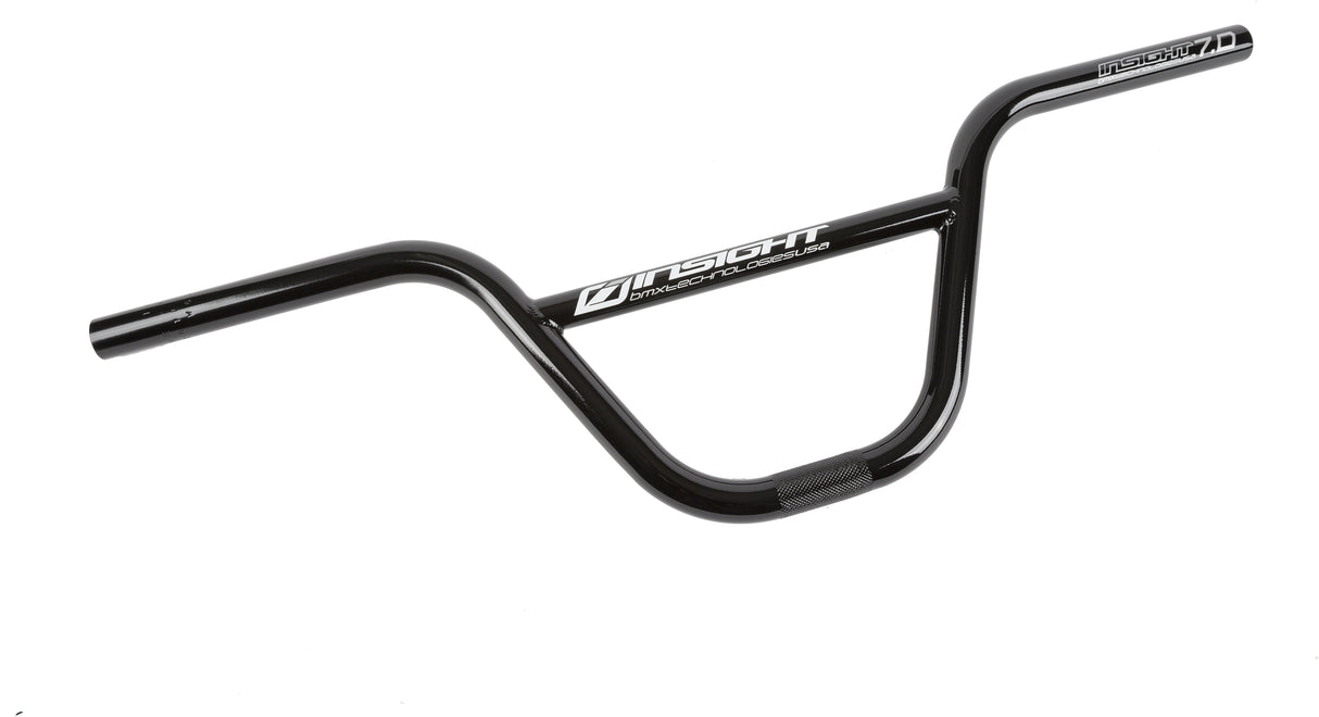 INSIGHT Pro 7" Cro-Mo Handlebar Black INHB700BKWH