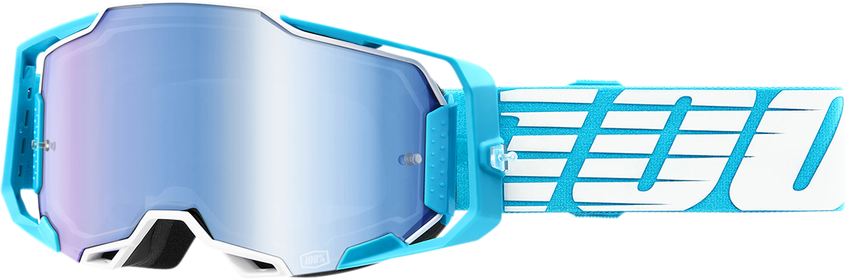 100% Armega Goggles - Oversized Sky - Blue Mirror 50005-00010