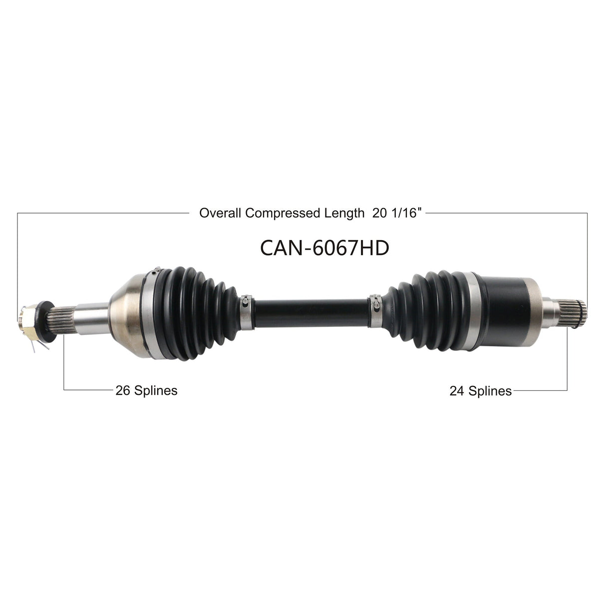 OPEN TRAILHd 2.0 Axle Rear RightCAN-6067HD